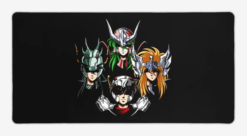 Mouse pad Gamer Negro de Saint rhapsody