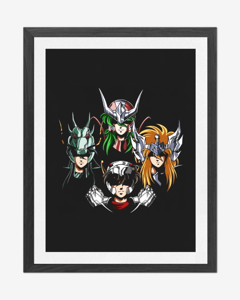 Cuadro decorativo Negro de Saint rhapsody