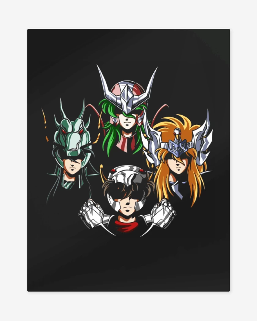 Print metalico Negro de Saint rhapsody