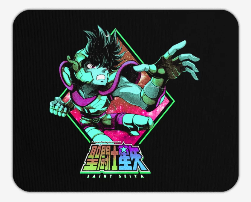 Mousepad Negro de Seiya 2