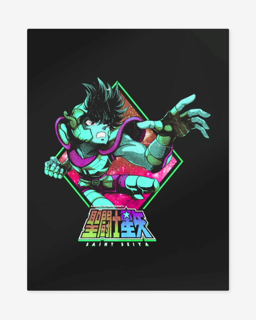 Print metalico Negro de Seiya 2