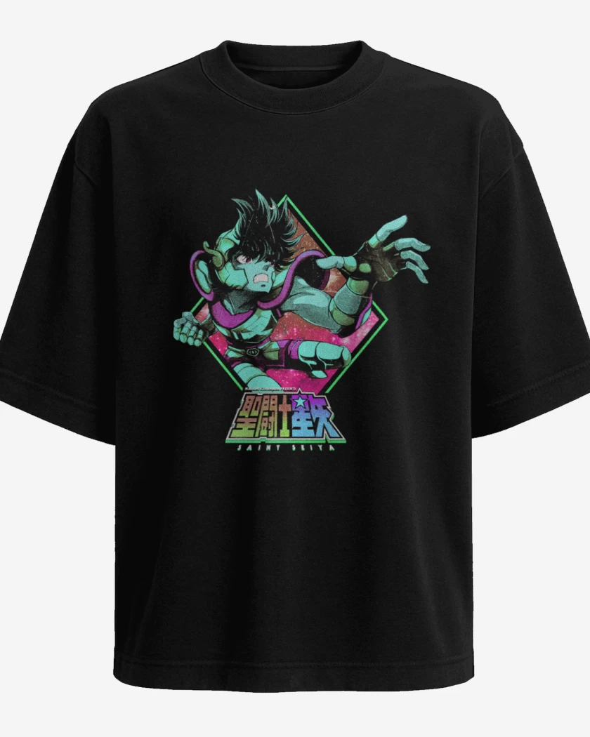 Polera Oversize Negro de Seiya 2