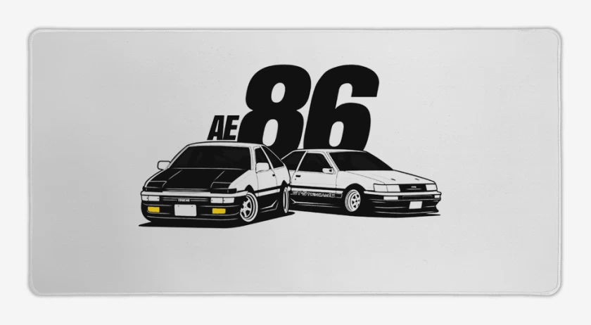 Mouse pad Gamer Blanco de AE 86