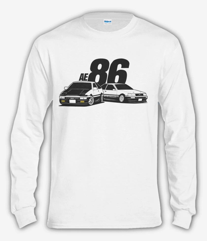 Polera manga larga Blanco de AE 86