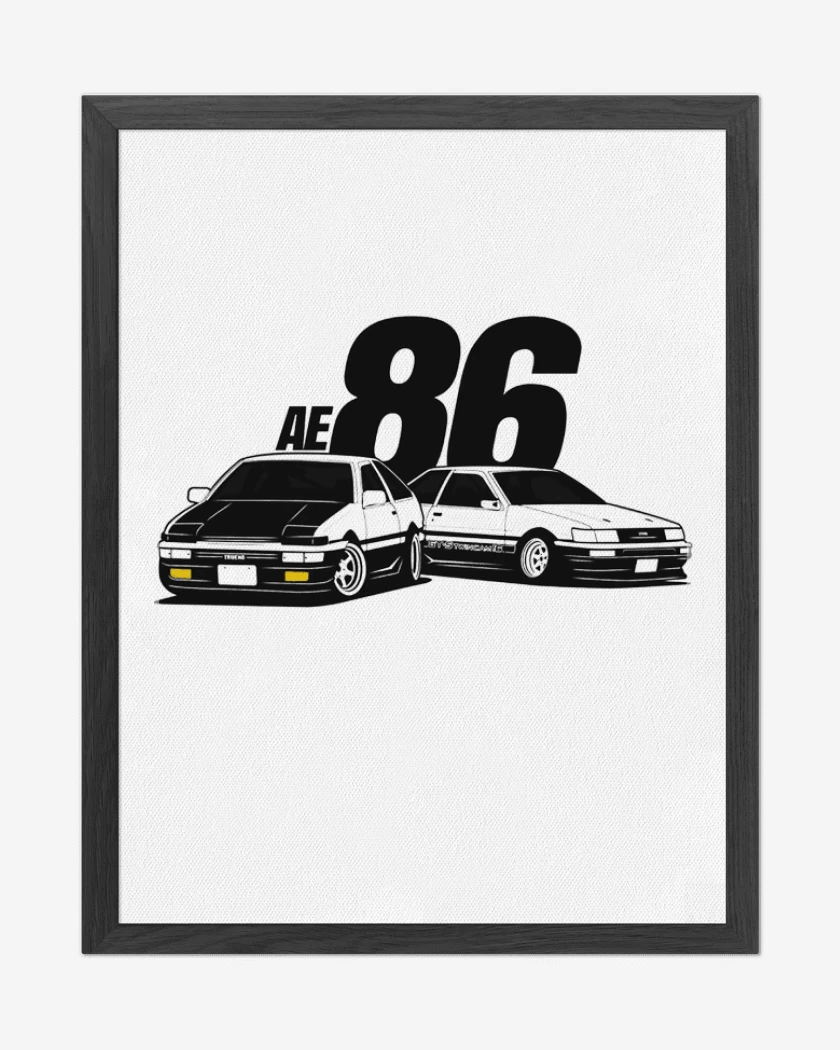 Cuadro decorativo Blanco de AE 86
