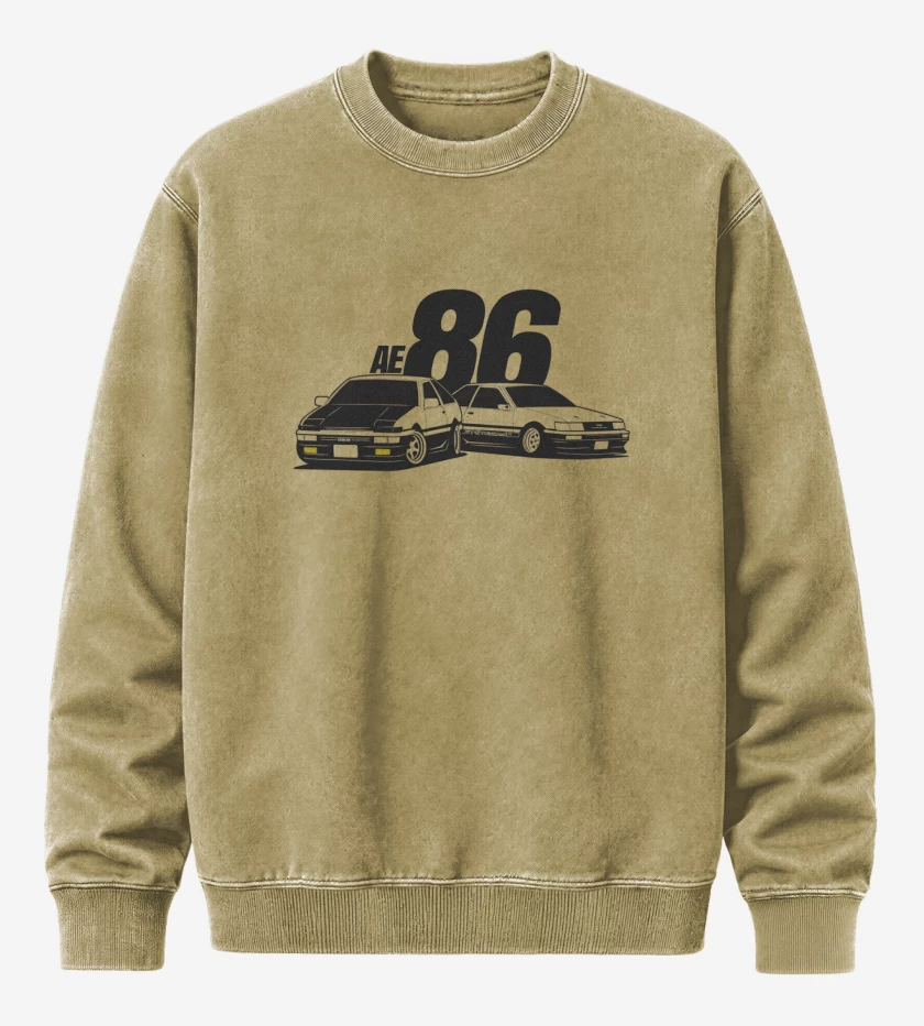 Poleron Polo Acid Wash Beige de AE 86