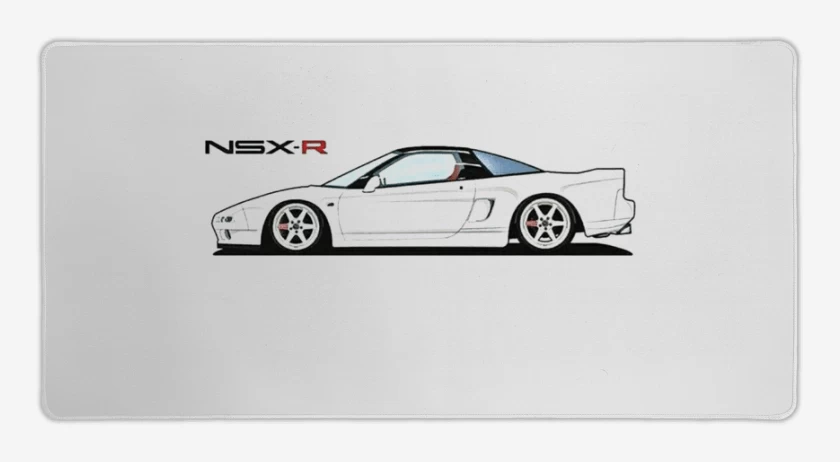 Mouse pad Gamer Blanco de NSX-R