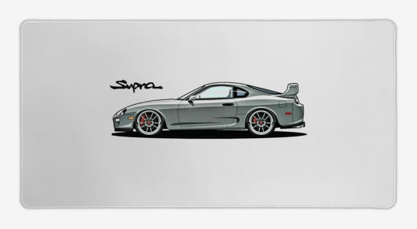 Mouse pad Gamer Blanco de Supra
