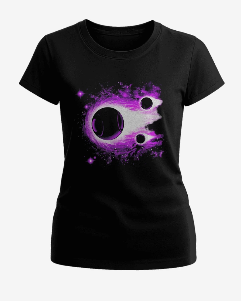 Polera de Mujer Negro de Fire sayayin