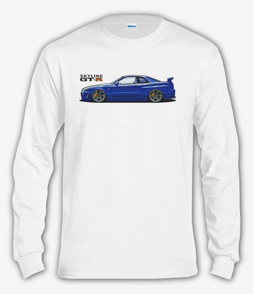 Polera manga larga Blanco de Skyline