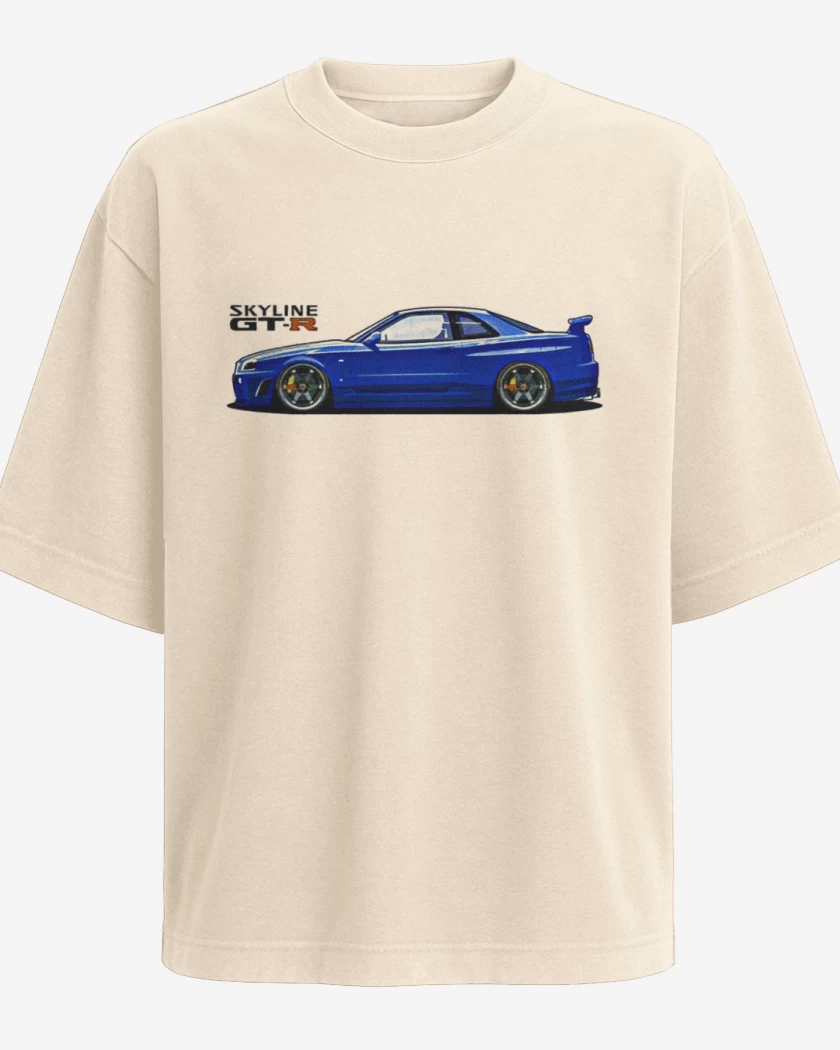 Polera Oversize Skyline