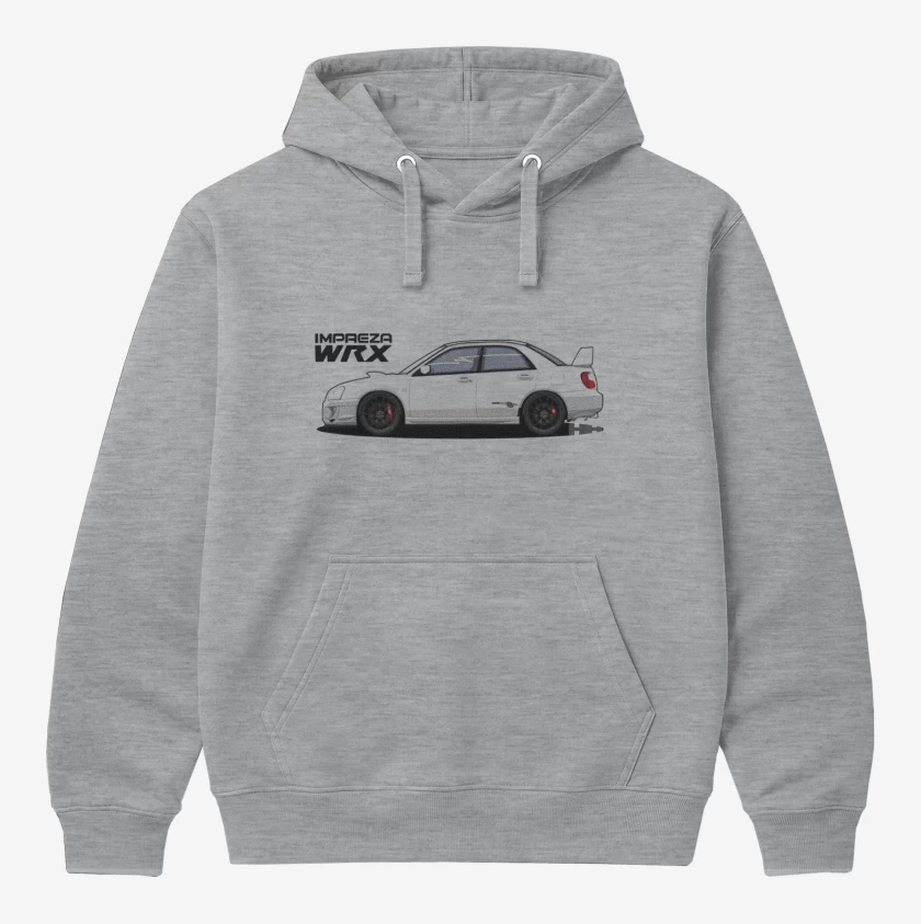 Polerón Canguro Gris Melange de Impreza
