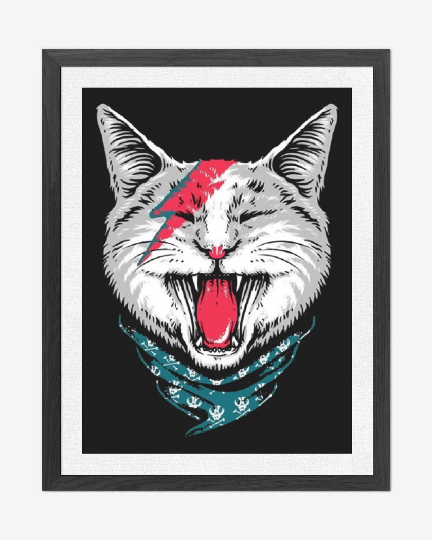 Cuadro decorativo Negro de Cat Bowie 