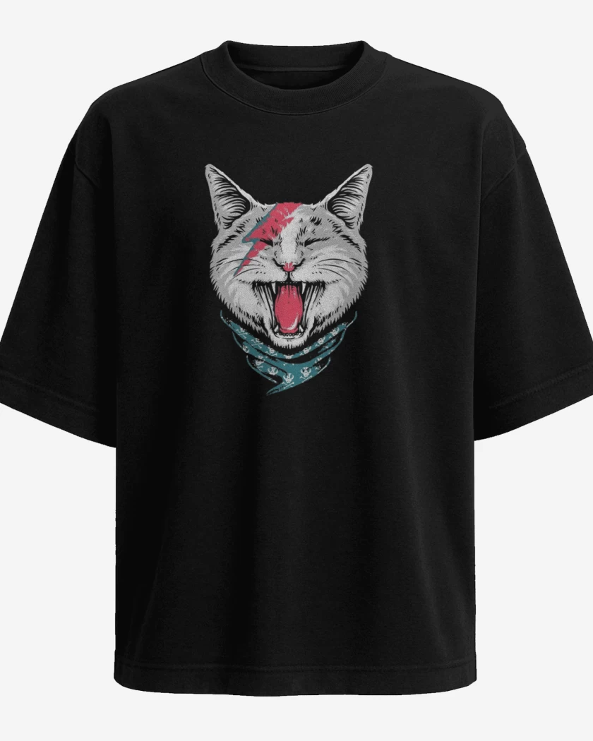 Polera Oversize Cat Bowie 