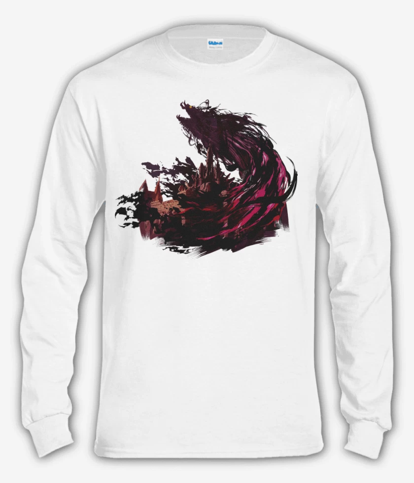Polera manga larga Blanco de Calamidad