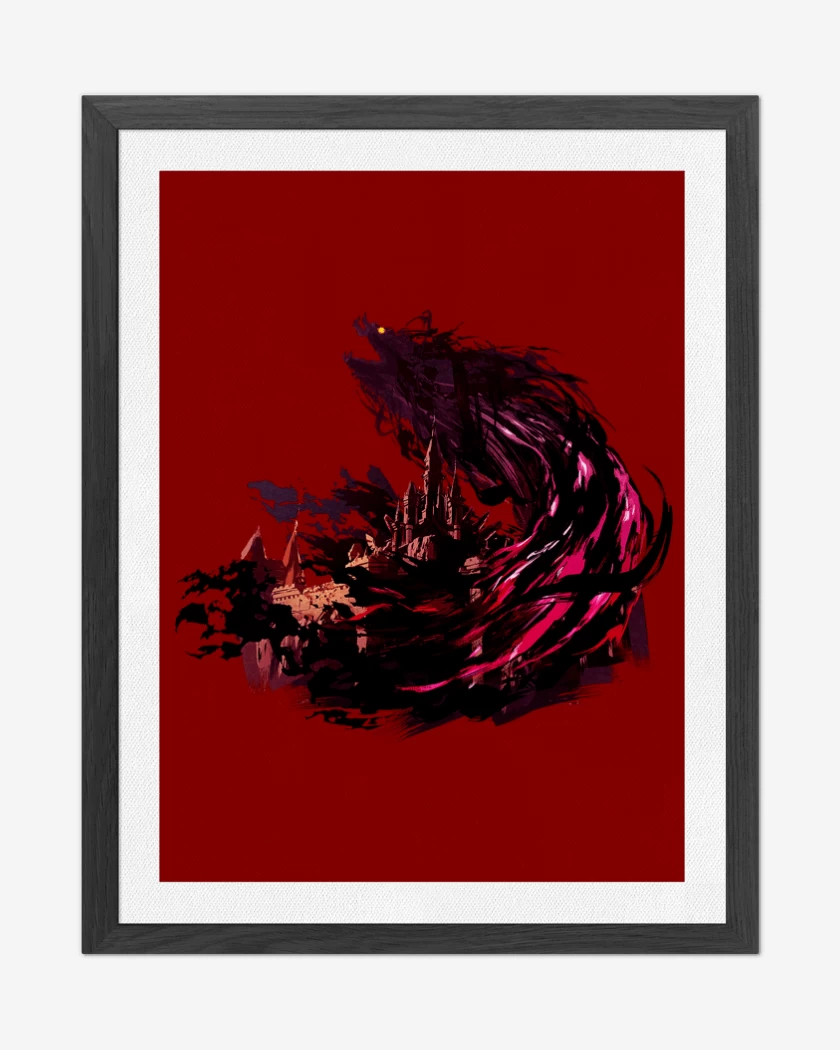 Cuadro decorativo Rojo de Calamidad