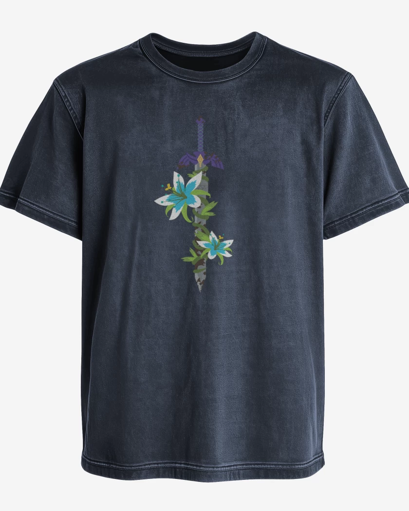 Polera desgastada Azul Marino de Espada master