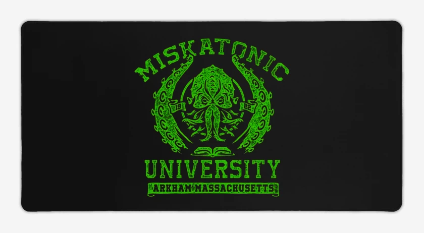 Mouse pad Gamer Negro de Miskatonic