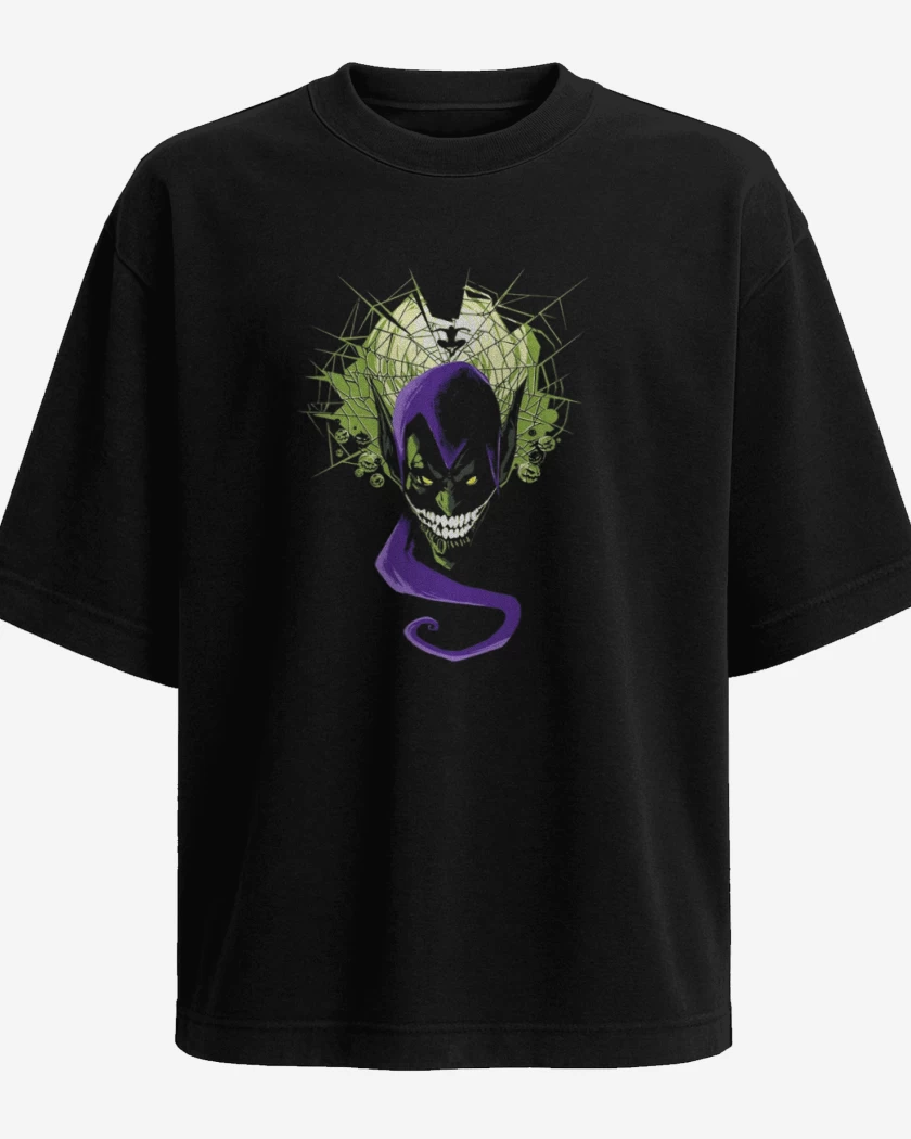 Polera Oversize Negro de La pesadilla