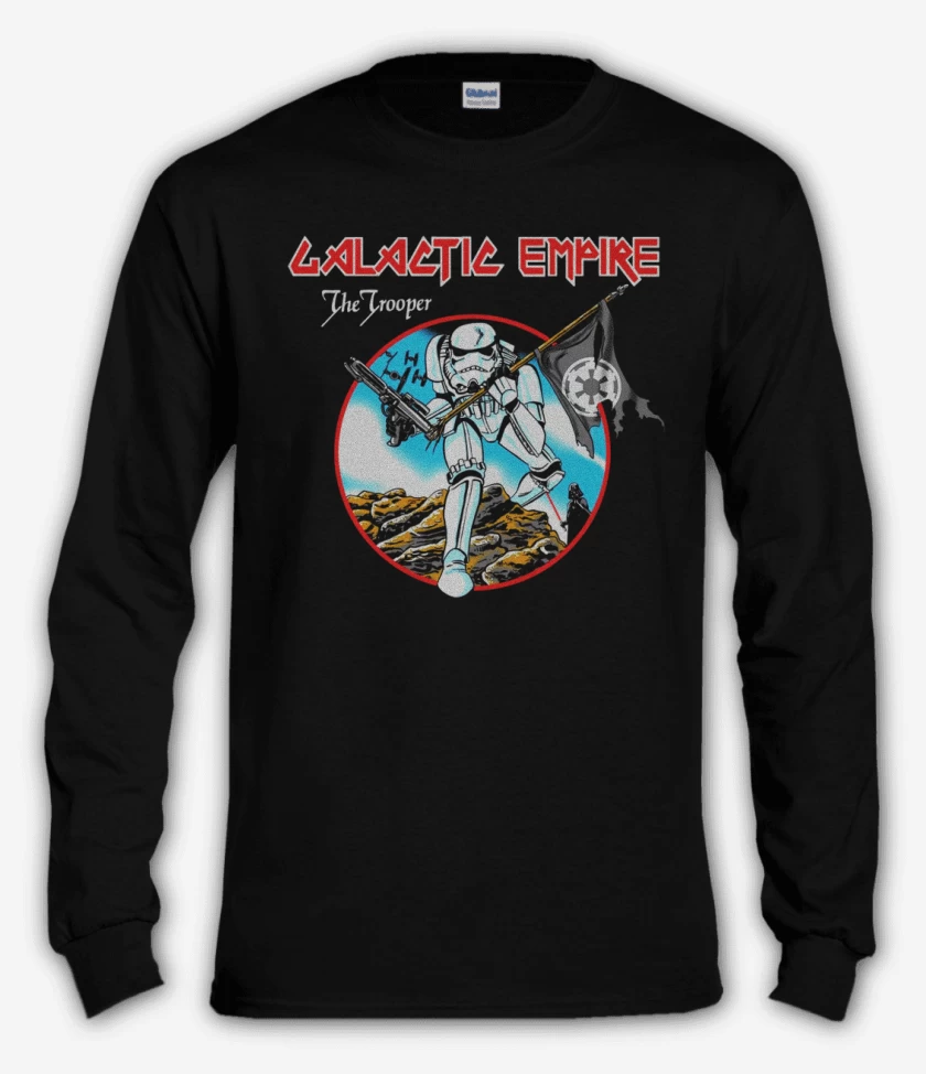 Polera manga larga Negro de Iron trooper