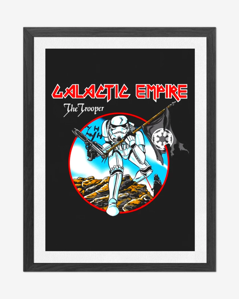 Cuadro decorativo Negro de Iron trooper