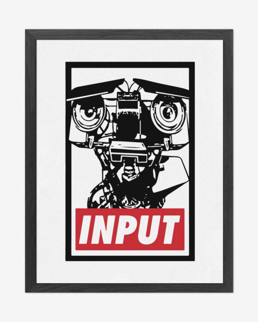 Cuadro decorativo Blanco de Johnny 5 - Input