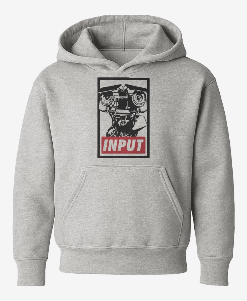 Poleron de niño Gris Melange de Johnny 5 - Input