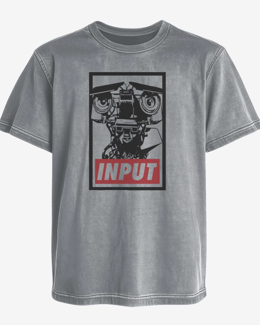 Polera desgastada Gris Melange de Johnny 5 - Input
