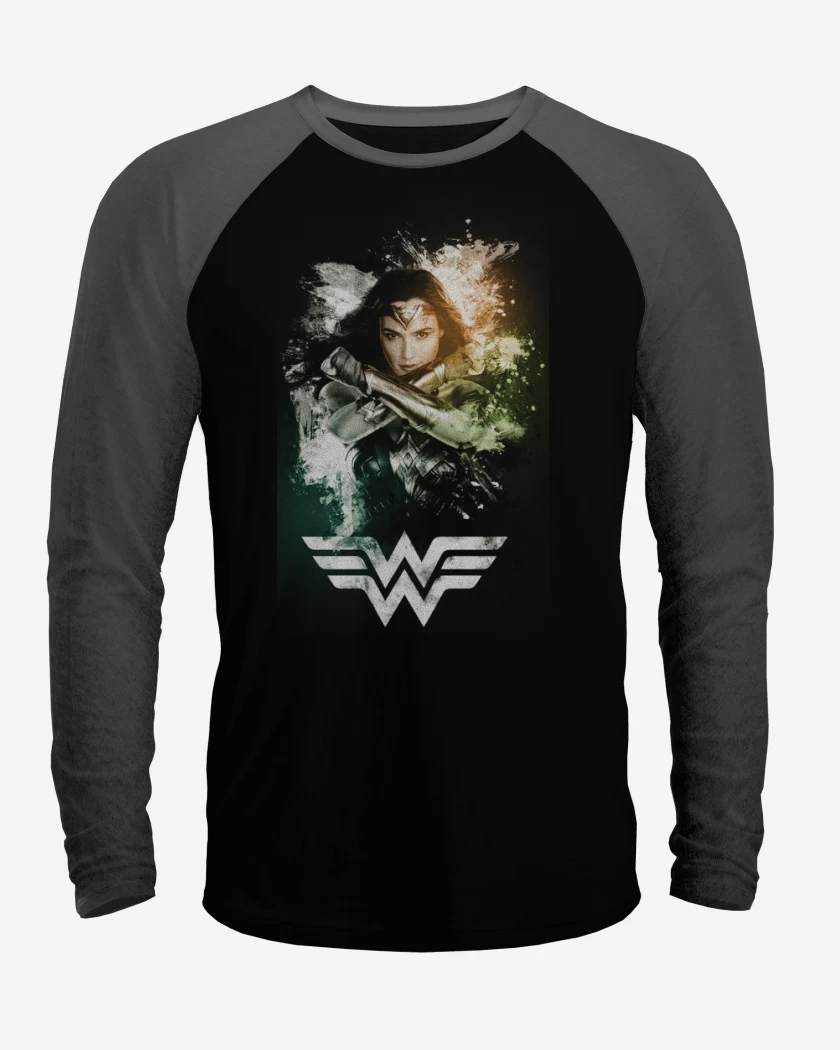 Polera Raglan Mujer maravilla