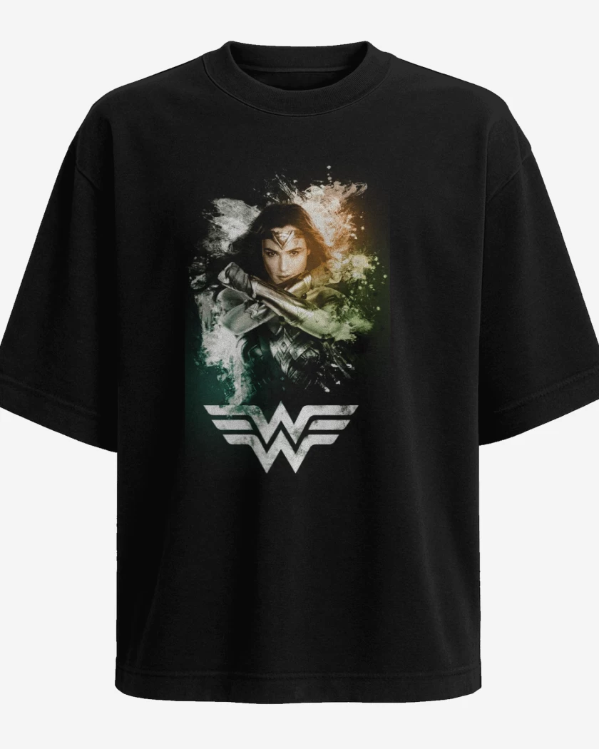 Polera Oversize Mujer maravilla