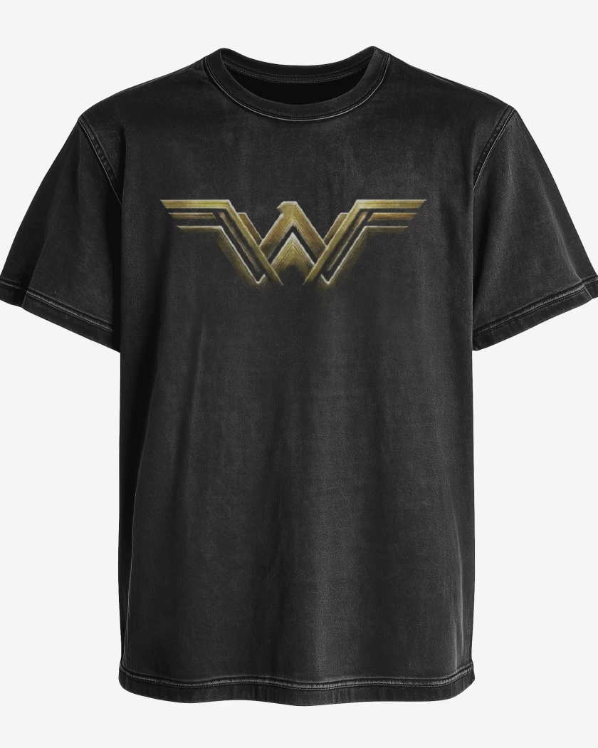 Polera desgastada Wonder woman