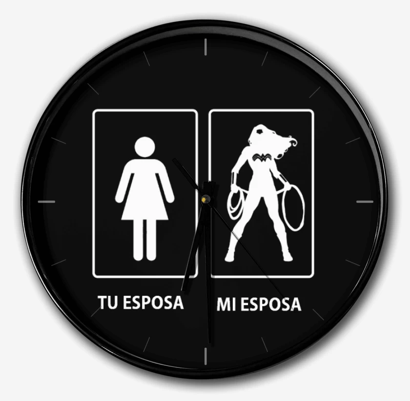 Reloj Negro de Tu esposa...