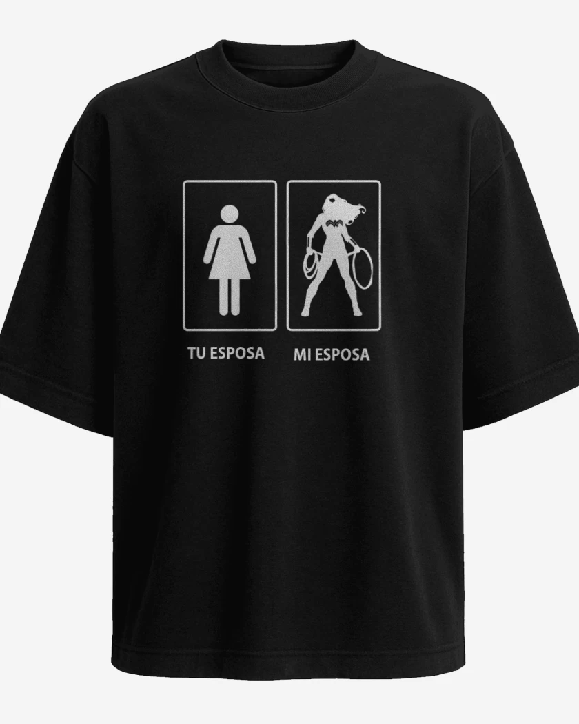 Polera Oversize Tu esposa...