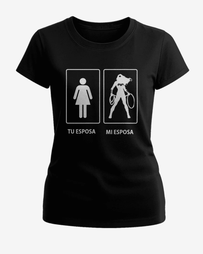 Polera de Mujer Tu esposa...