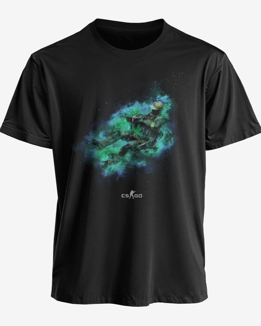 Polera premium Negro de COUNTER STRIKE 1