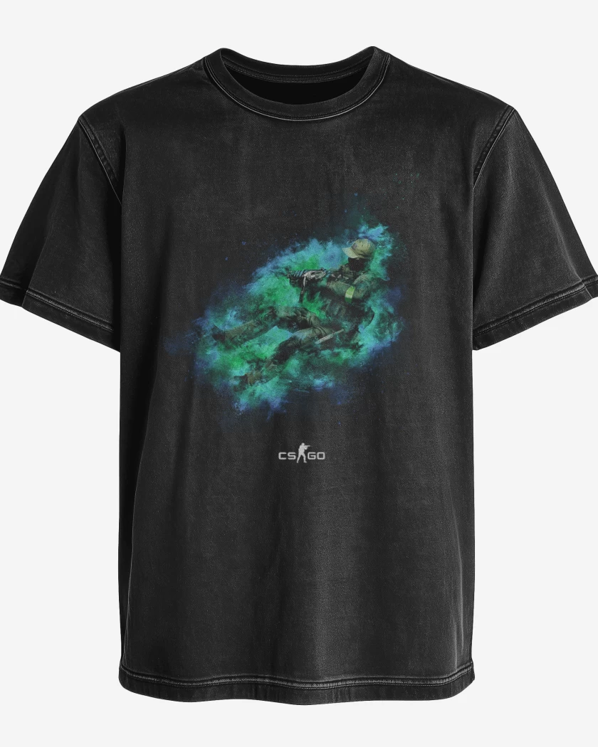 Polera desgastada COUNTER STRIKE 1