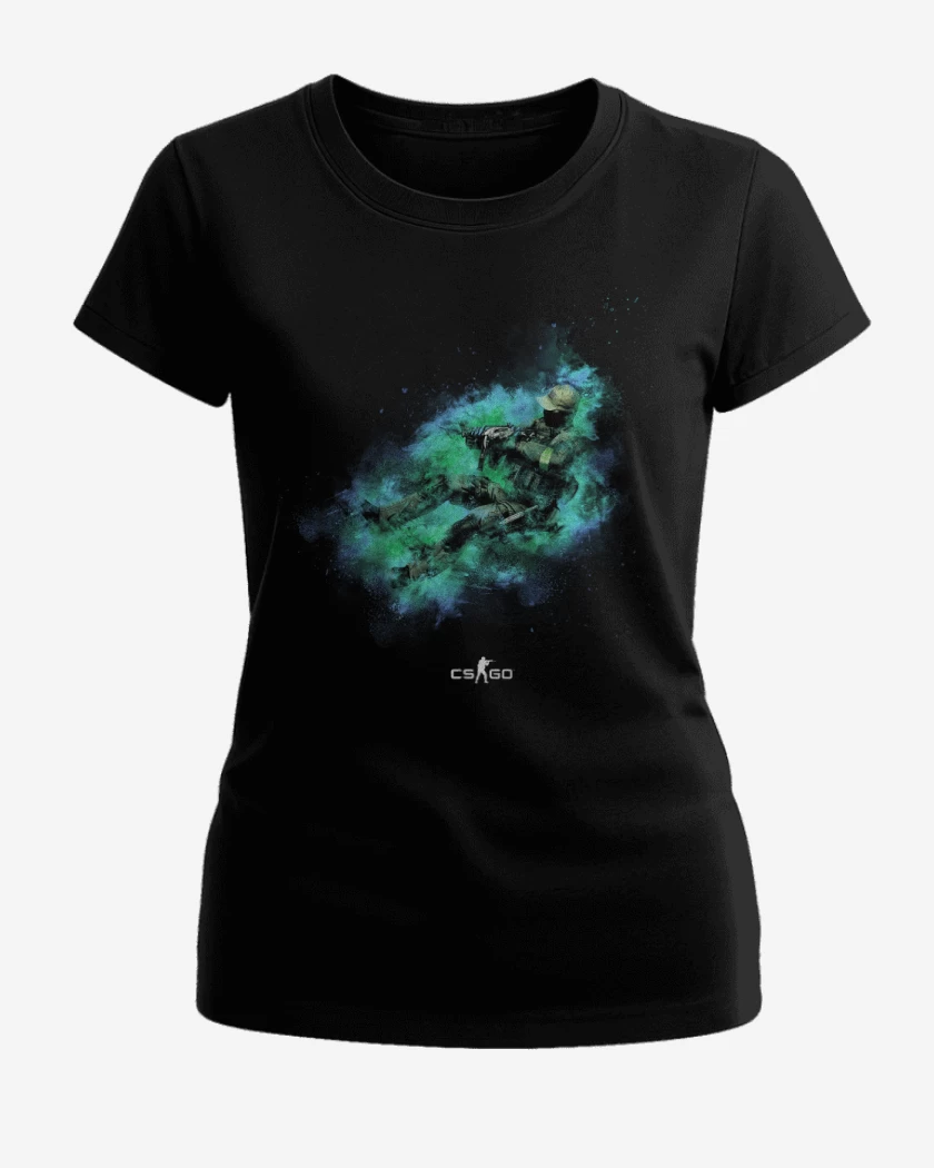 Polera de Mujer Negro de COUNTER STRIKE 1