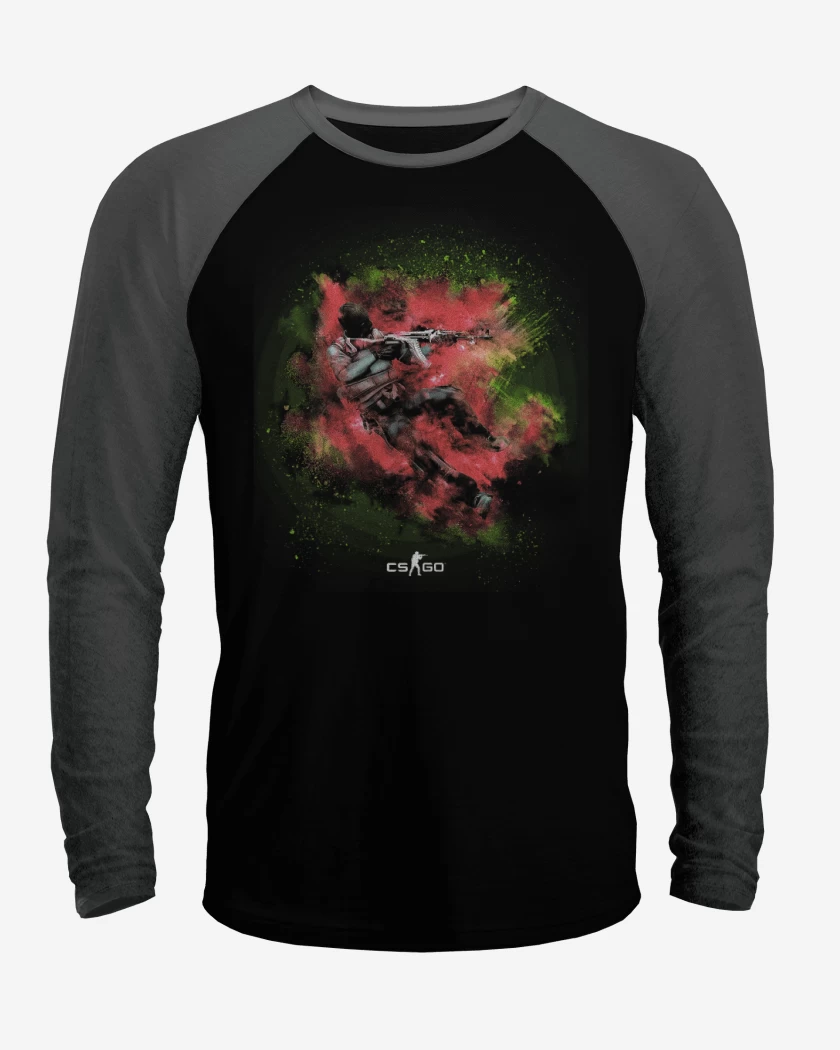 Polera Raglan Counter strike 2