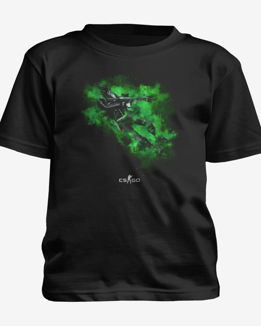 Polera de niño Negro de Counter Strike 3