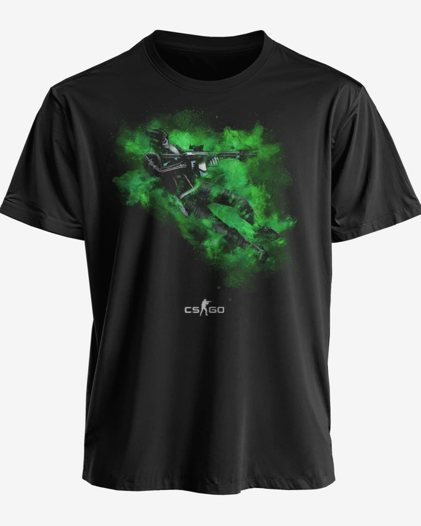 Polera premium Negro de Counter Strike 3
