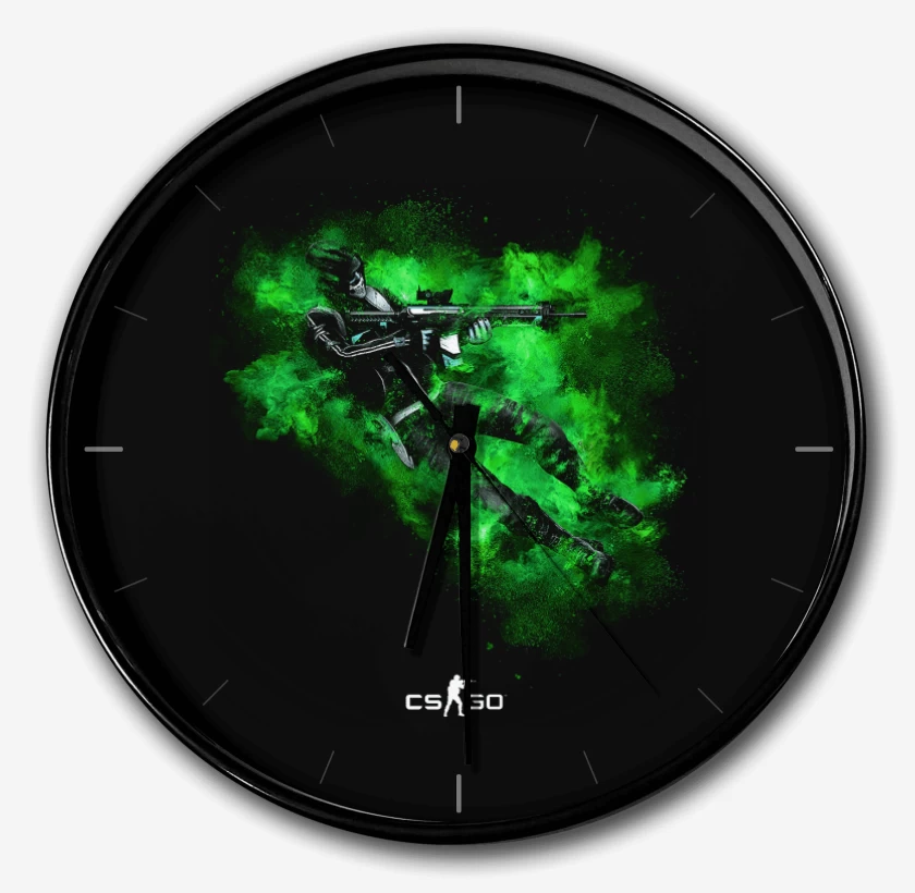 Reloj Negro de Counter Strike 3
