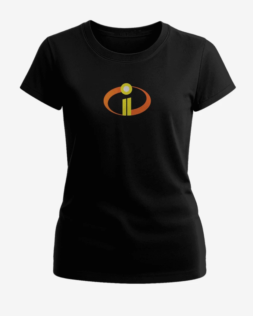 Polera de Mujer Negro de Los Increibles