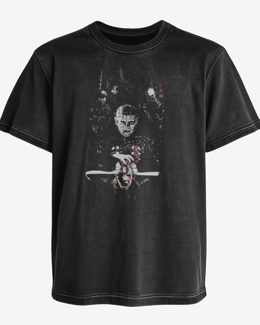Polera desgastada HELLRAISER