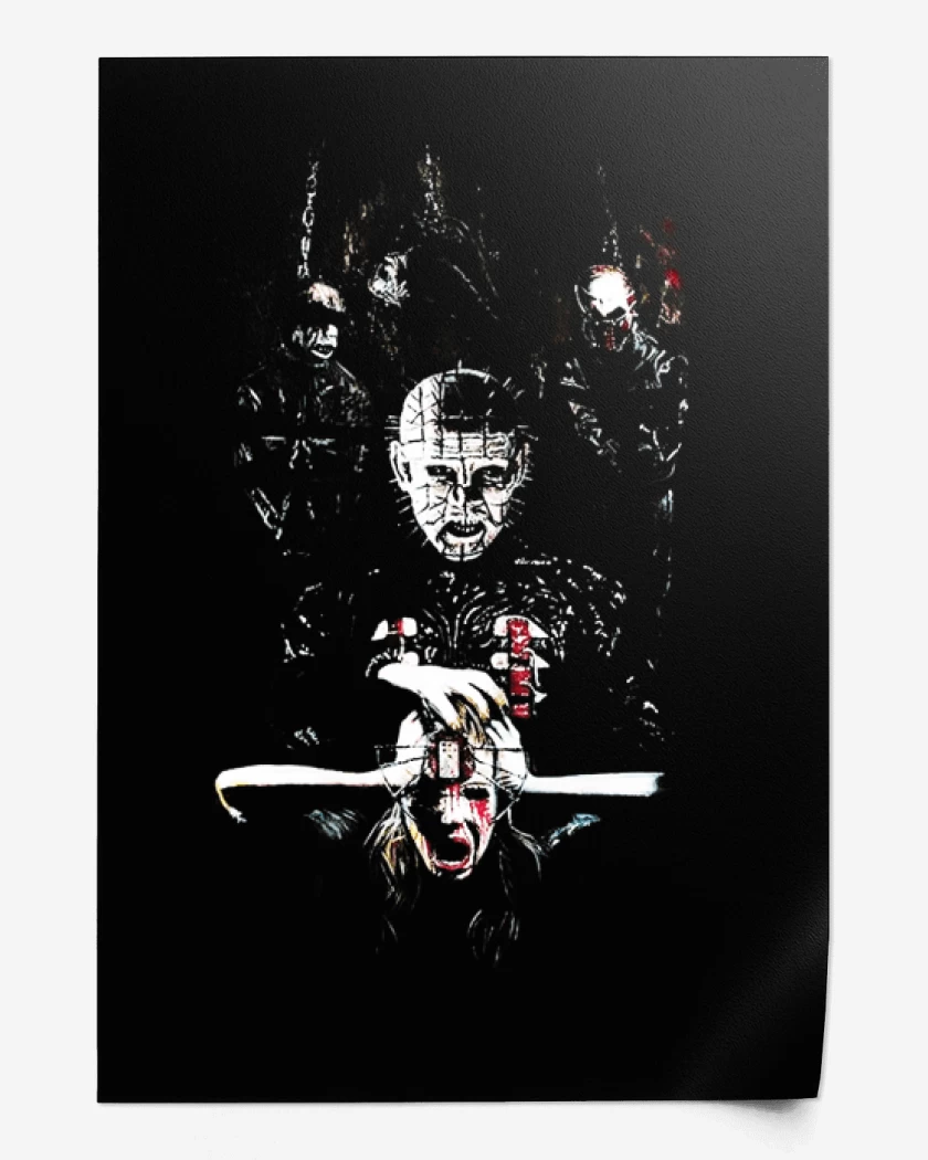 Print Negro de HELLRAISER