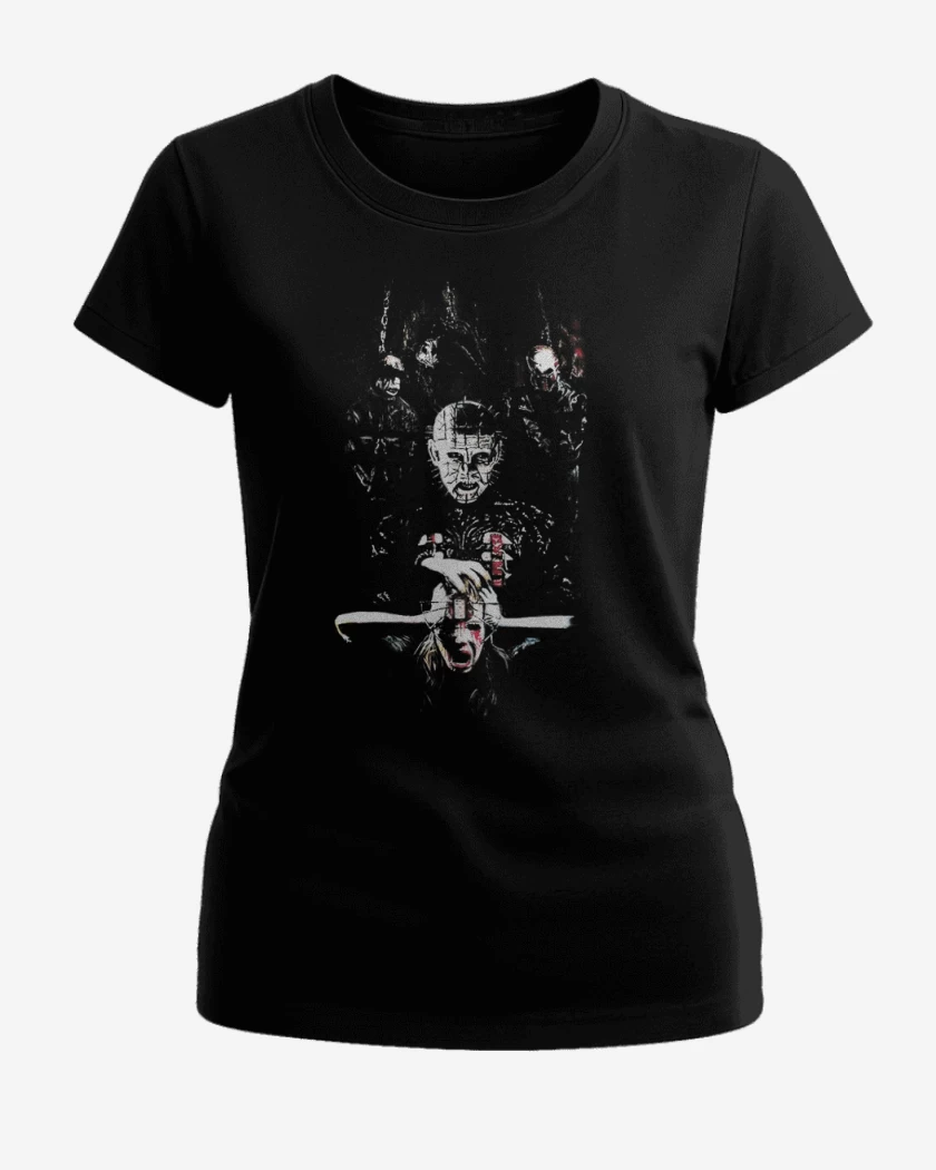 Polera de Mujer Negro de HELLRAISER