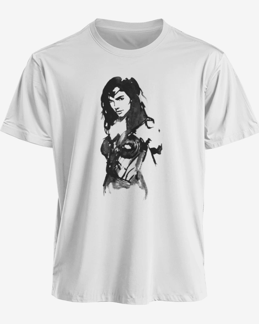 Polera premium Blanco de Wonder art