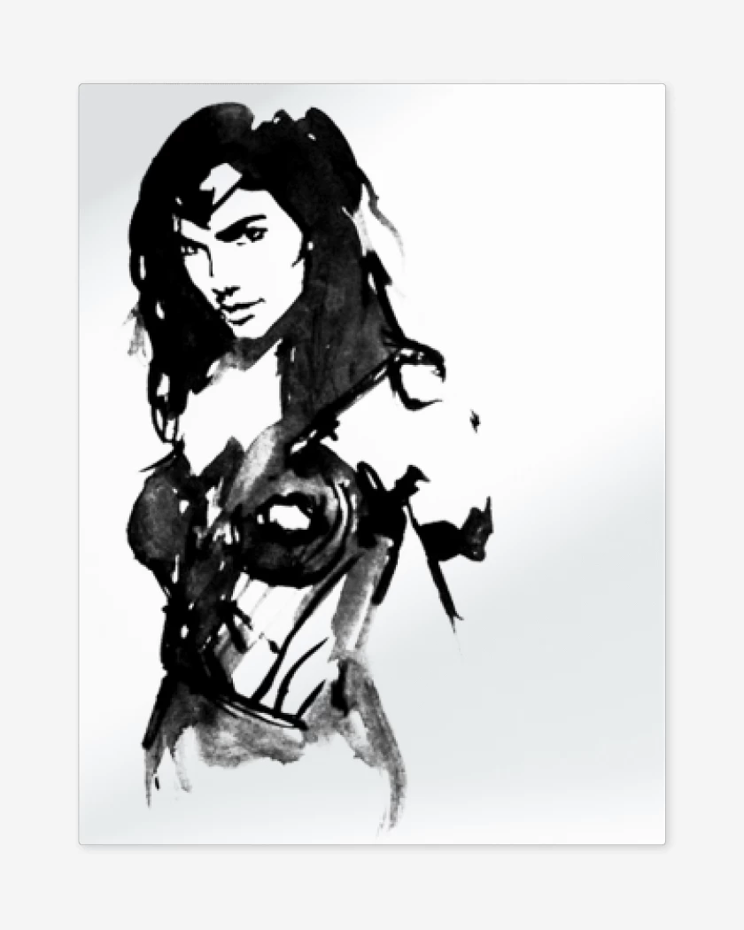 Print metalico Blanco de Wonder art