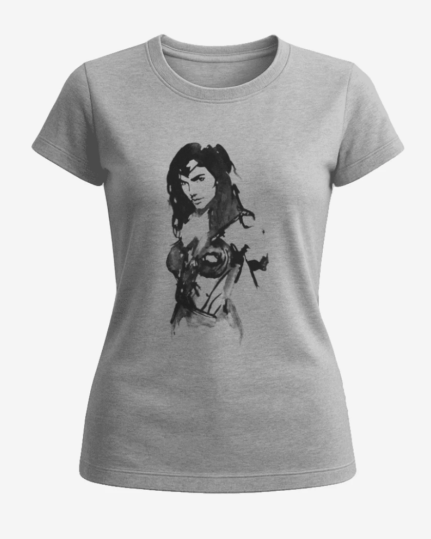 Polera de Mujer Wonder art