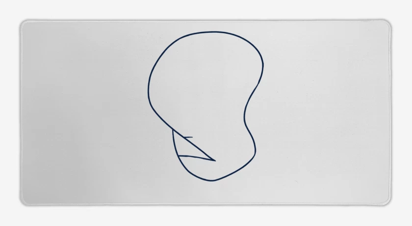 Mouse pad Gamer Blanco de Dignidad