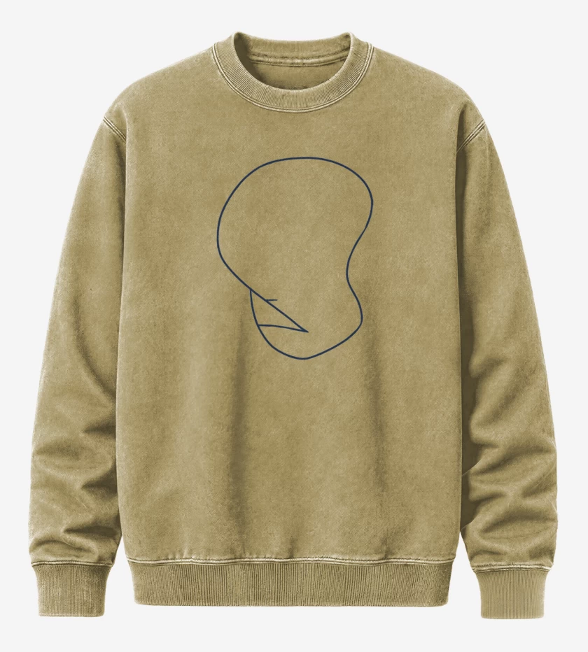 Poleron Polo Acid Wash Beige de Dignidad